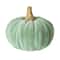 Glitzhome&#xAE; Mint Green Velvet Pumpkins Set
